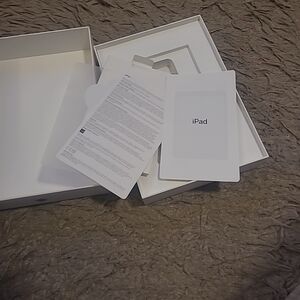 Empty BOX ONLY for Apple iPad (9th Generation) Wi-Fi+ Cel 64GB Space Gray...
